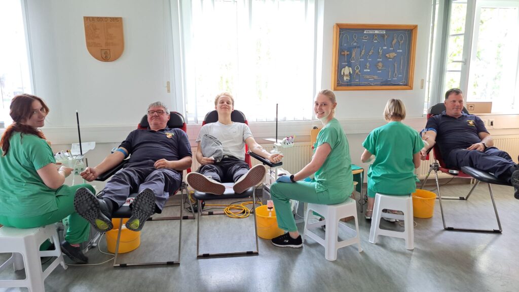 53 Personen kamen zum Blutspenden ins Feuerwehrhaus Preinsbach