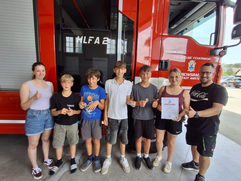 4 Preinsbacher Feuerwehrjugendliche bei NÖ-Landestreffen in Sigmundsherberg