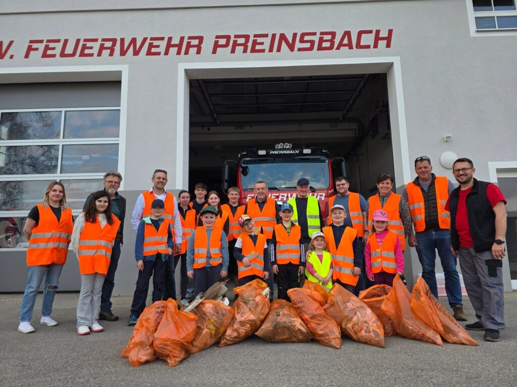 FF Preinsbach beteiligte sich an Müllsammelaktion